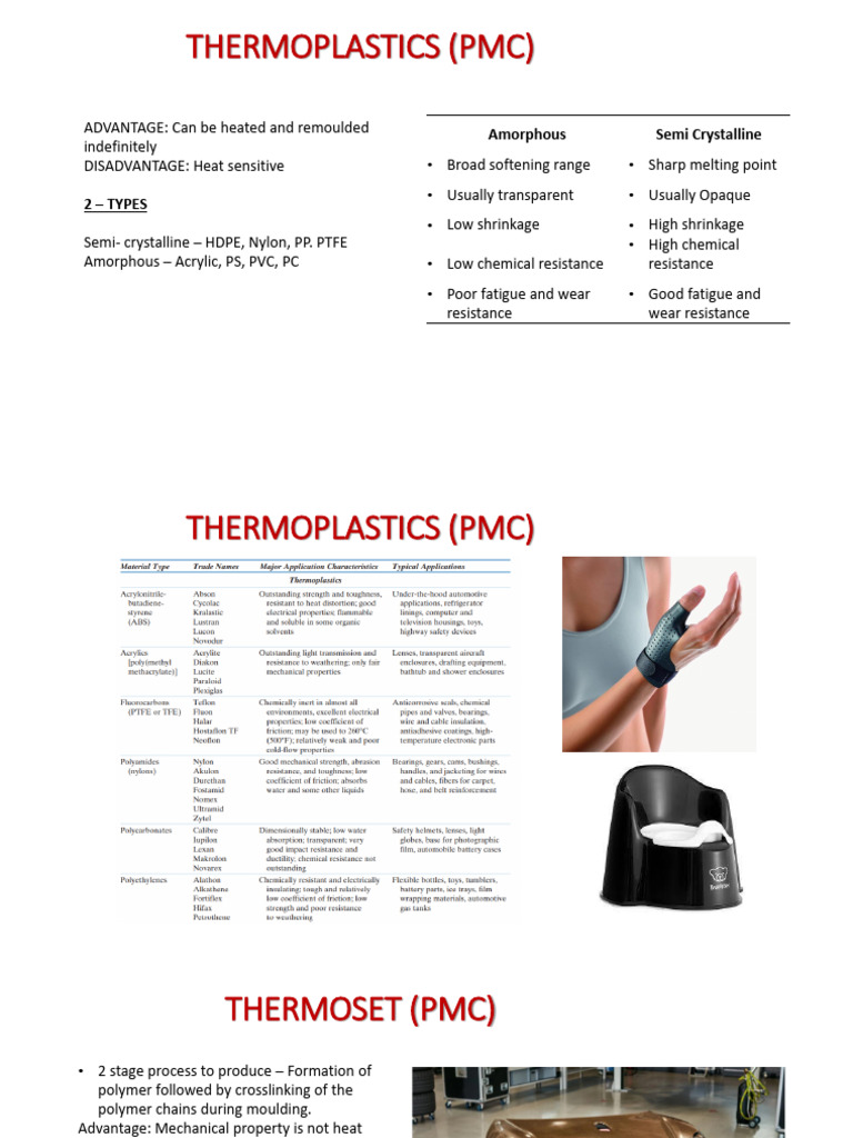 Thermoplastics vs. Thermosets Explained | PDF