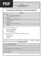 Funções Sintáticas II - Predicativo do Sujeito