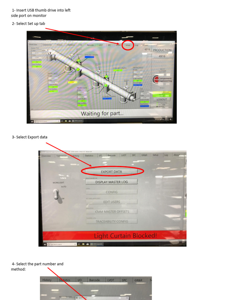 Exporting Data from Monitor USB Port | PDF