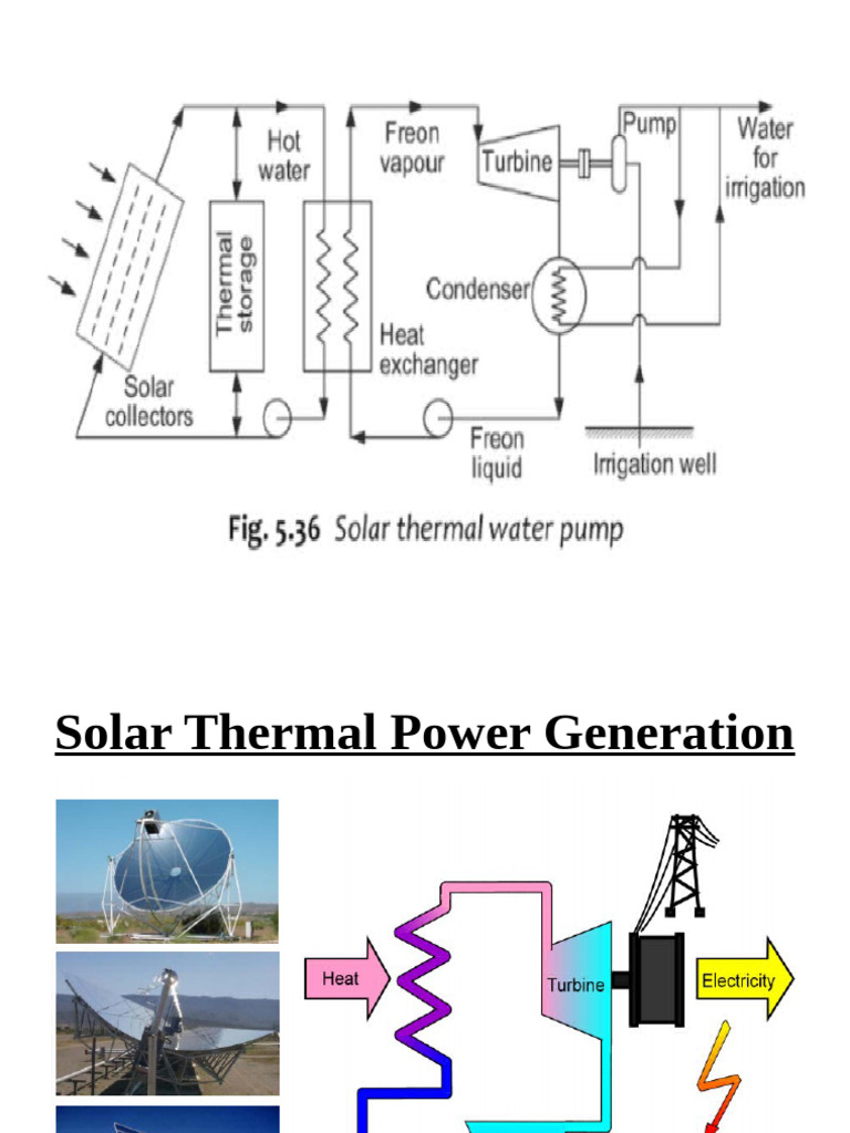 Solar Thermal Power Generation Overview | PDF | Power Station | Solar ...