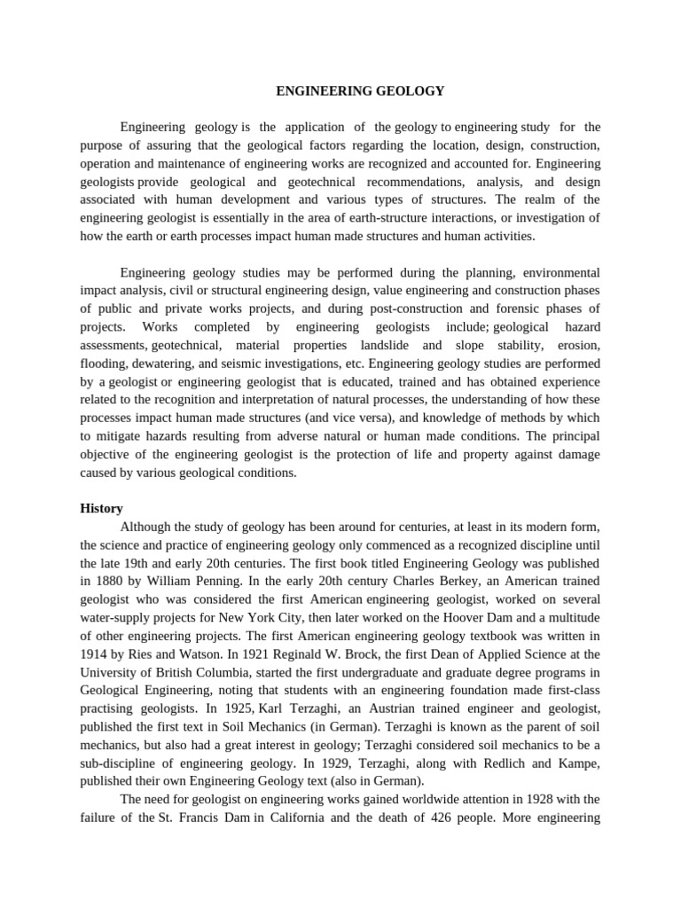 Engineering Properties of Rocks | PDF | Earth Sciences | Geology