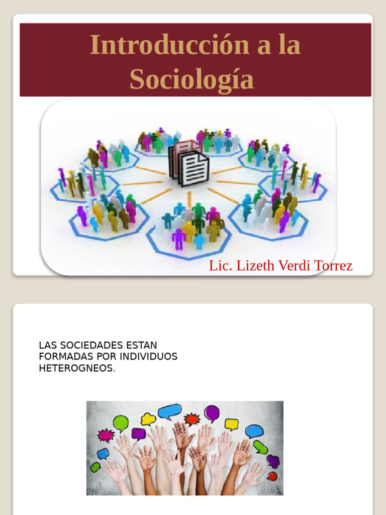 Tema 1 Introducción A La Sociología | PDF | Sociología | Sociedad