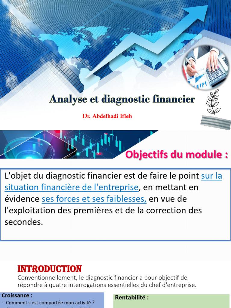 Diagnostic financier : Analyse et outils | PDF | Business | Investir