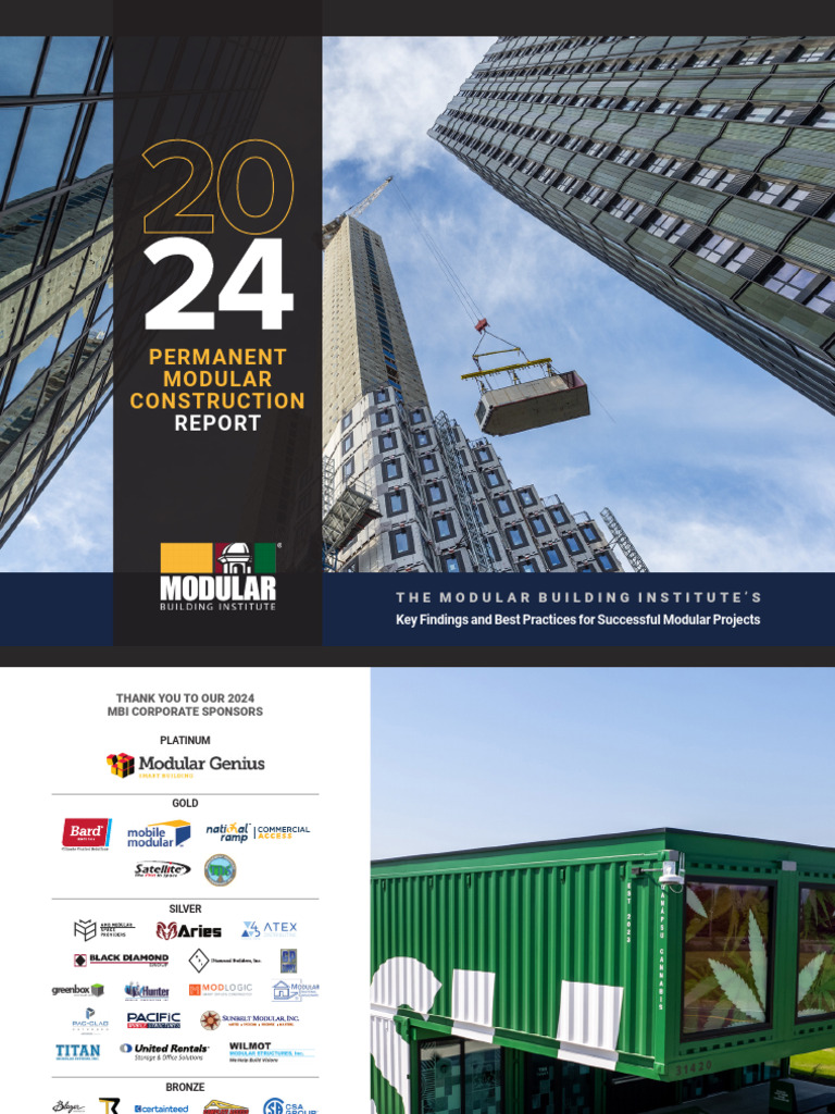Permanent Modular Construction: The Modular Building Institute'S | PDF ...