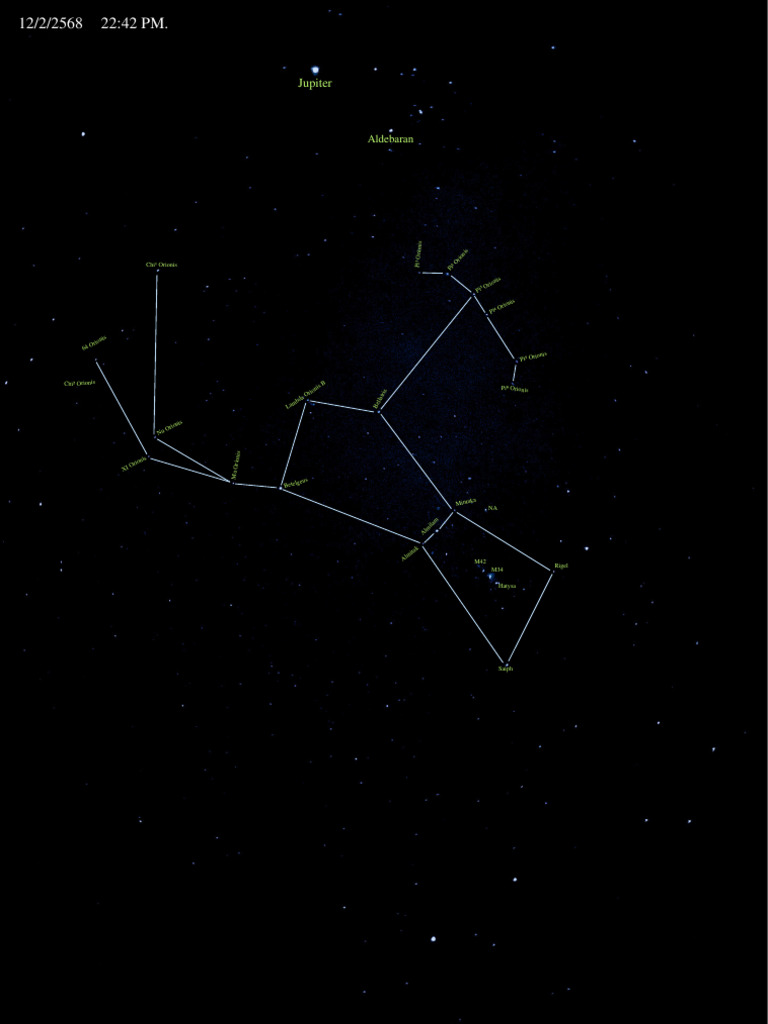 List of Celestial Objects and Dates | PDF | Ptolemy | Sky Regions