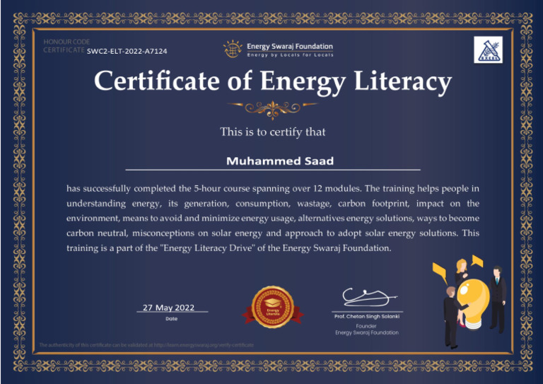 Saad Energy Literacy Pdf