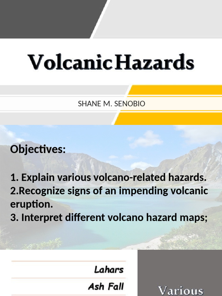 Understanding Volcano Hazards and Risks | PDF