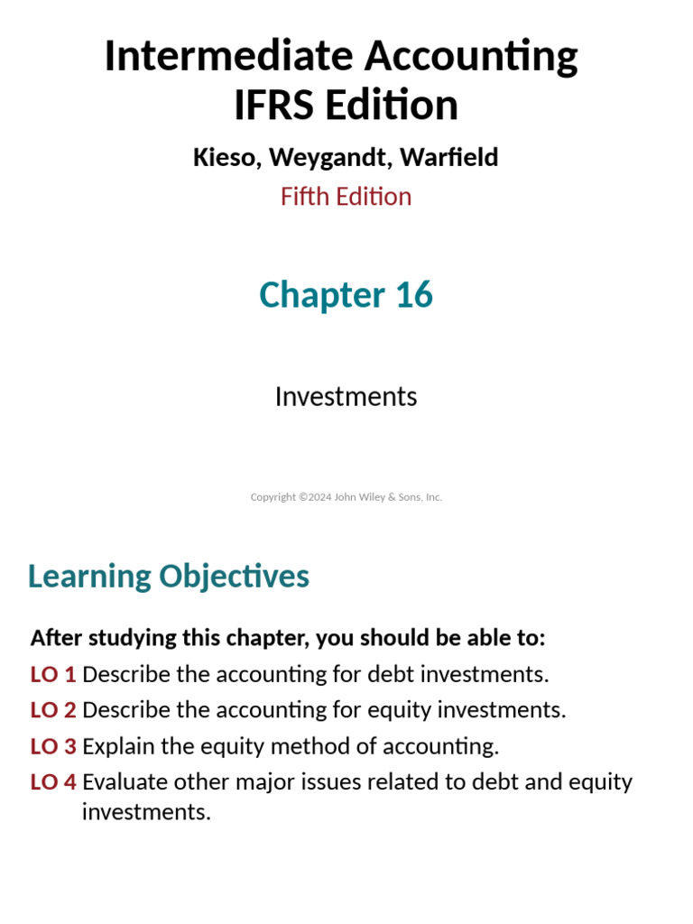 Accounting for Debt and Equity Investments | PDF | Derivative (Finance ...
