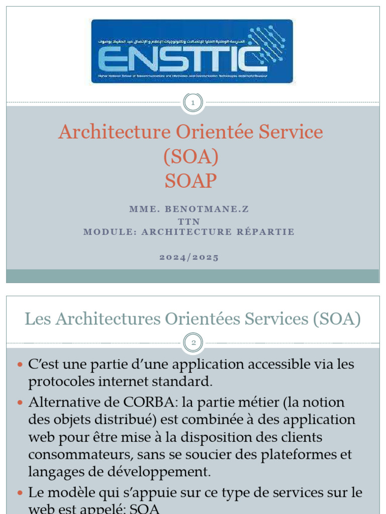 Architecture SOAP et Messages SOAP | PDF
