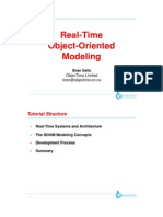 Real-Time Object-Oriented Modeling: Tutorial Structure