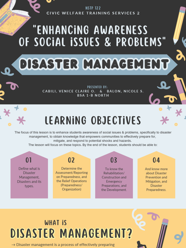 Disaster Management: Preparedness & Response | PDF | Emergency ...