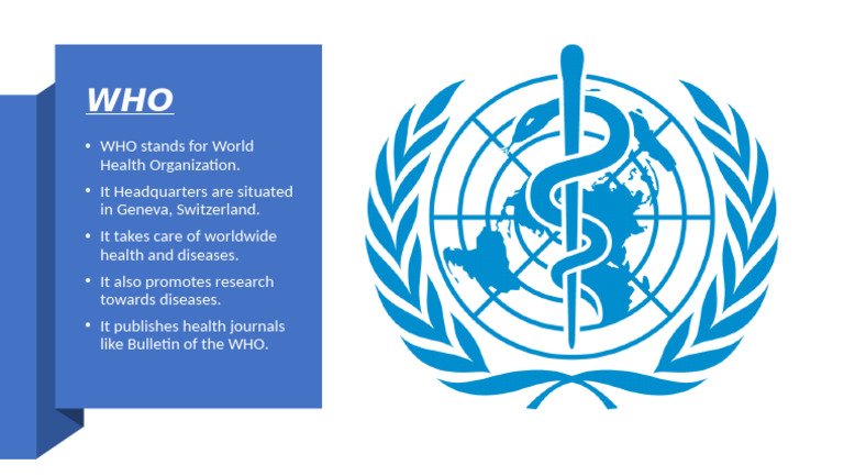 WHO: Global Health Insights | PDF