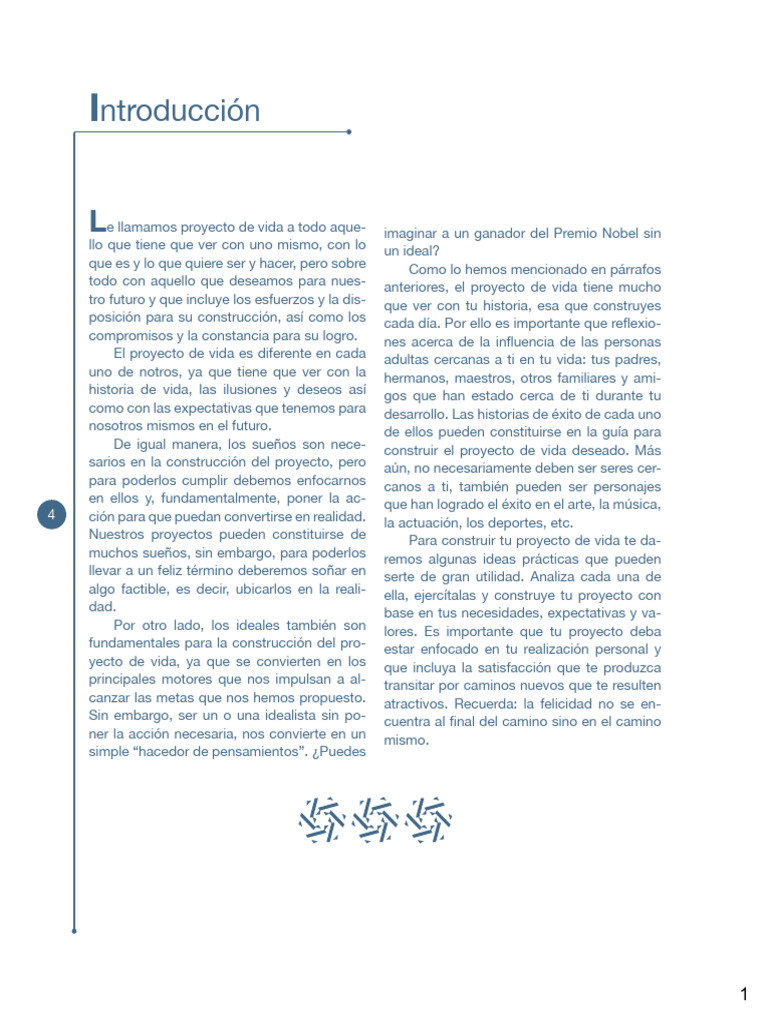 Construcción del Proyecto de Vida | PDF | Autoestima | Conceptos ...