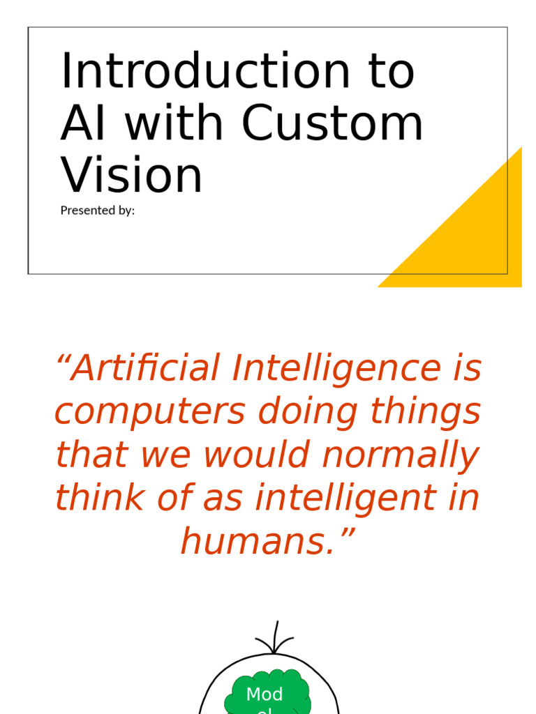 Build A Machine Learning Model Using Custom Vision | PDF | Machine ...