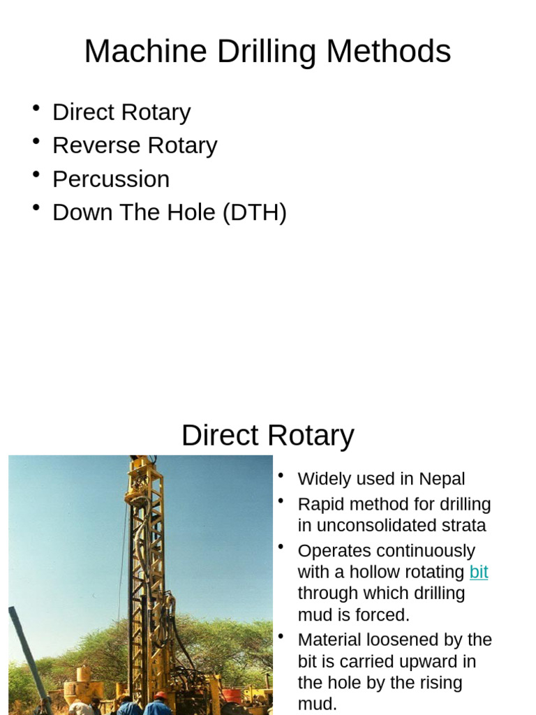Well Drilling Method | PDF | Pump | Drilling