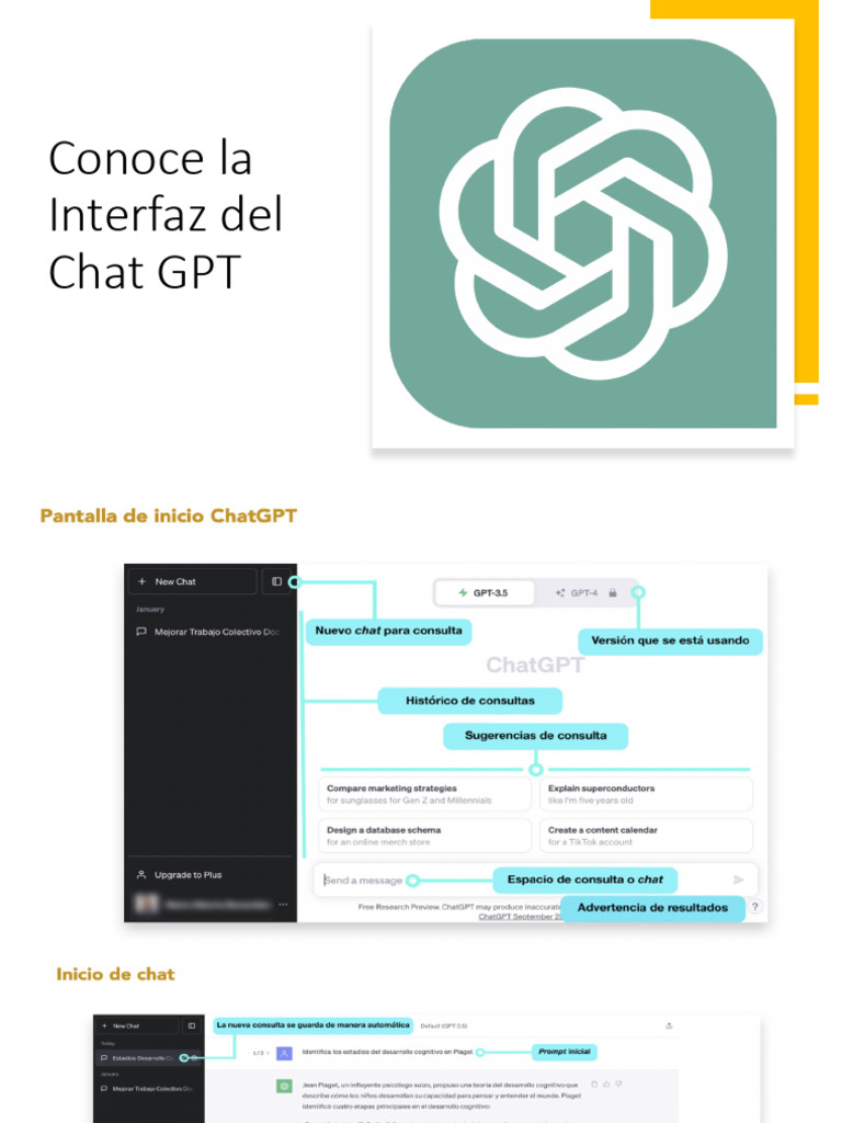 Interfaz Chat GPT | PDF