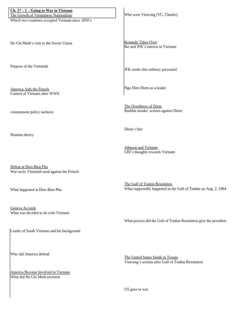 Ch. 17 - 1 Guided Notes | PDF