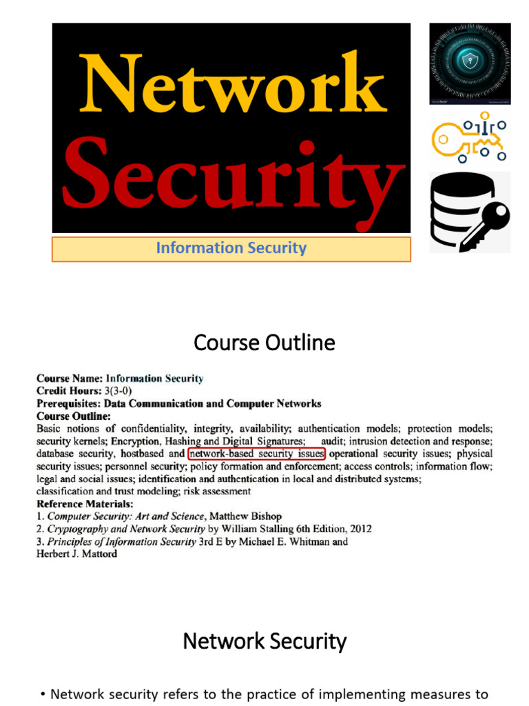 Information Security 10 - Network Security | PDF | Computer Network ...