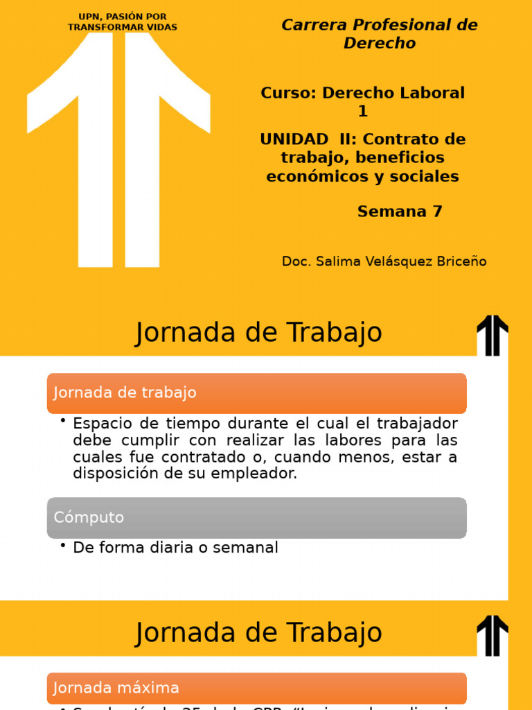 Jornadas de Trabajo y Modificaciones Laborales | PDF | Tiempo de ...