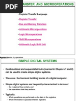 Register Transfer and Microoperations