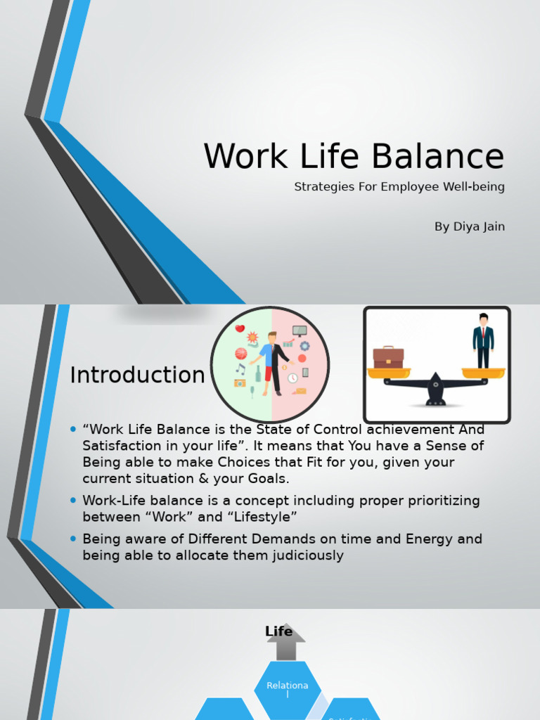 Work Life Balance | PDF