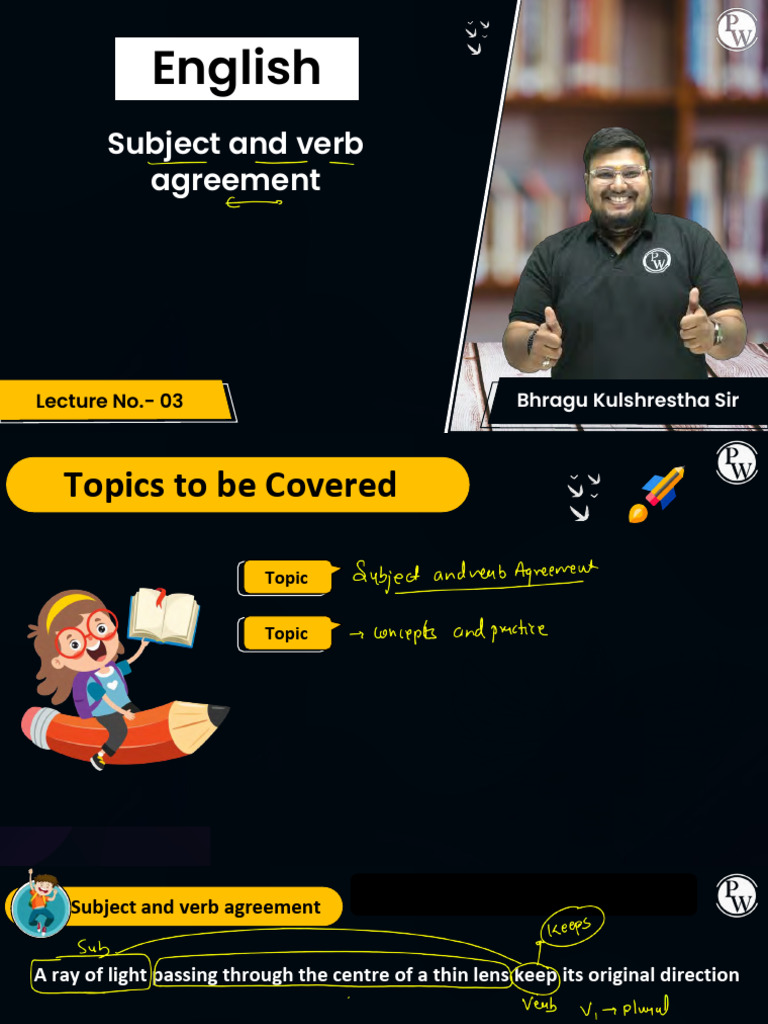 Subject-Verb Agreement Explained | PDF | Plural | Grammatical Number