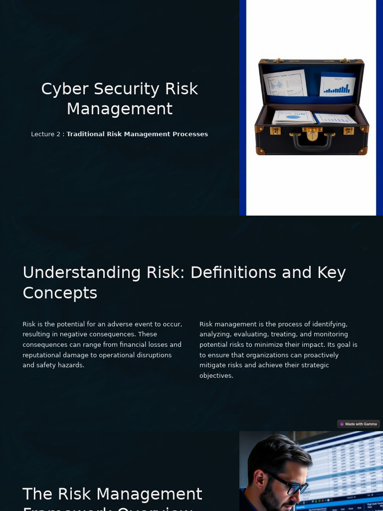 Cyber Security Risk Management Lec 2 | PDF | Risk | Risk Management