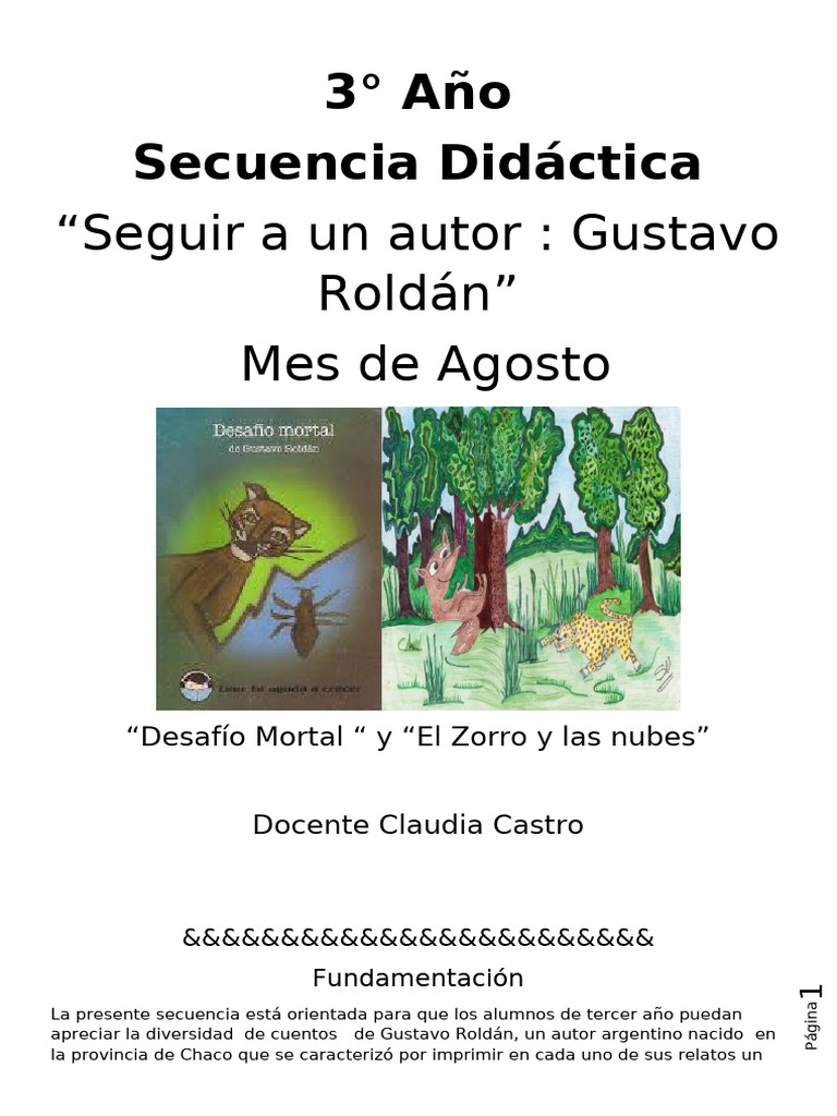 Seguir A Gustavo Roldan | PDF | Escritura | Comunicación escrita