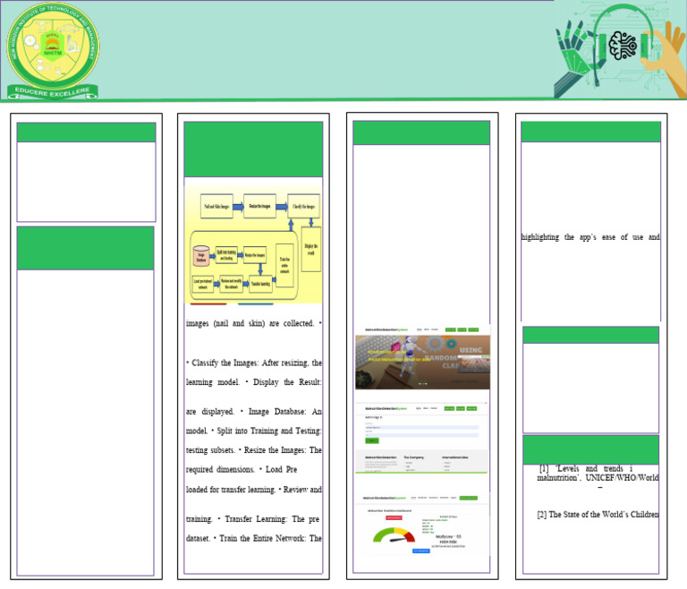 Poster Major Project | PDF | Malnutrition | Machine Learning