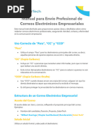 Cómo redactar un correo formal | PDF