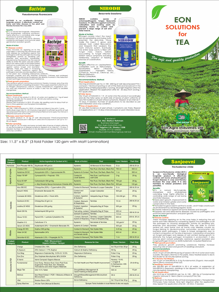 Eon Products Catalogue | PDF