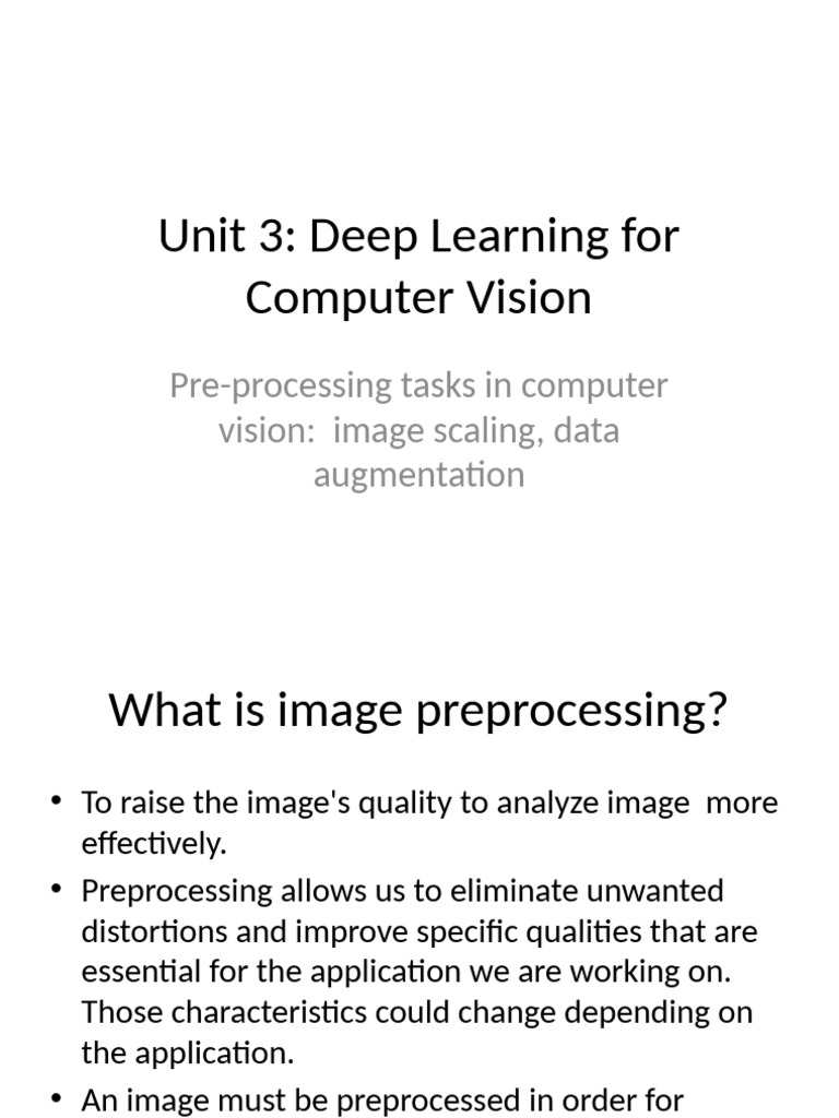 Image Preprocessing for Deep Learning | PDF | Support Vector Machine ...