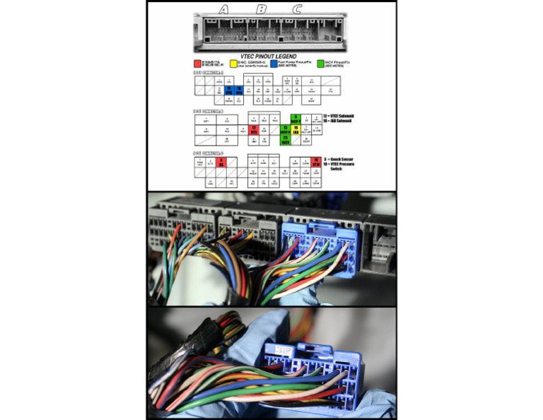 Honda Pinout bd2 B16a | PDF