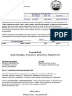 Freeman Park Application 2010