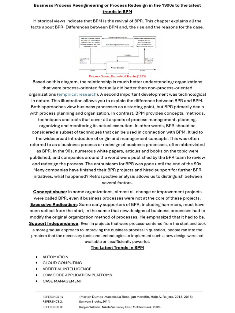 BPR vs BPM: Key Differences Explained | PDF