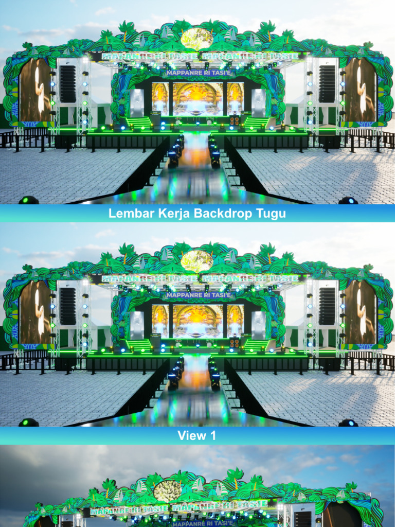 Desain Backdrop Panggung Islami Keren | PDF