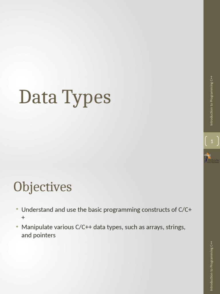 Lec 2 - Memory and Variables | PDF