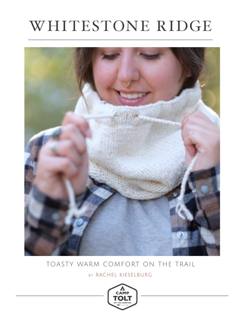 Whitestone Ridge Cowl Knitting Pattern | PDF | Knitting | Crochet