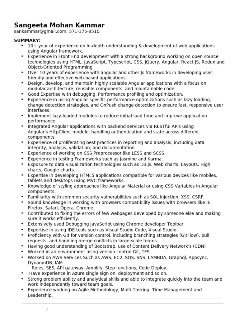 Angular & JS Developer Expertise | PDF | World Wide Web | Internet & Web
