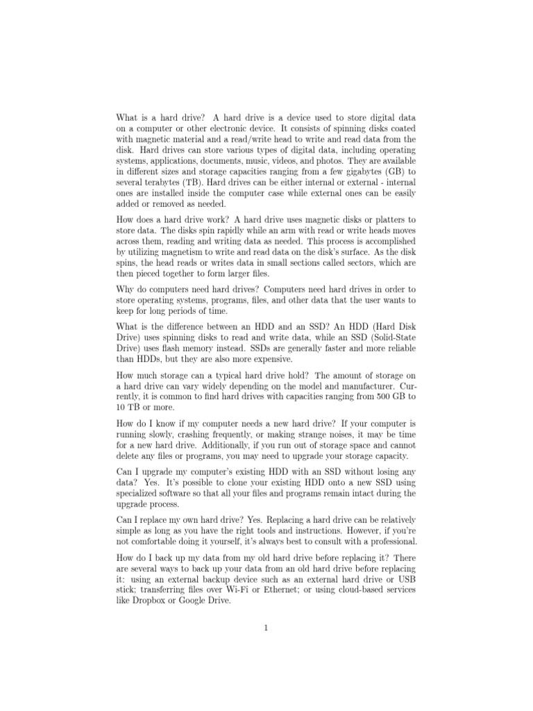 Hdd work ? | PDF | Hard Disk Drive | Solid State Drive