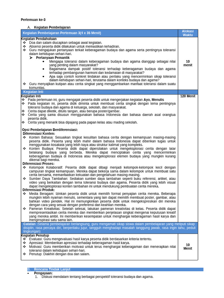 Modul Ajar Bab V Pertemuan 3 | PDF