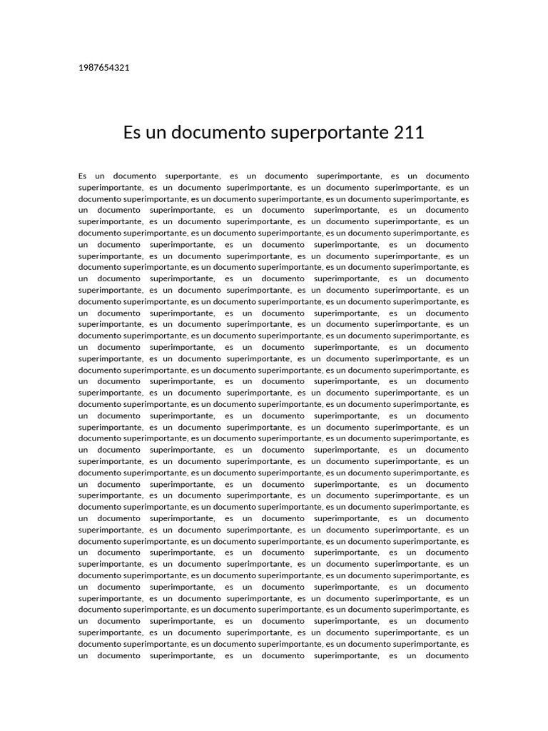 Documento Superimportante 21 | PDF