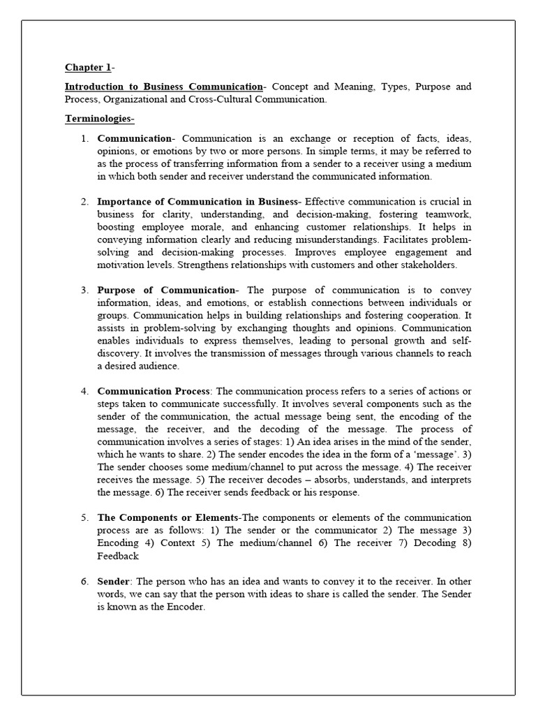 Business Communication Essentials Guide | PDF | Communication ...