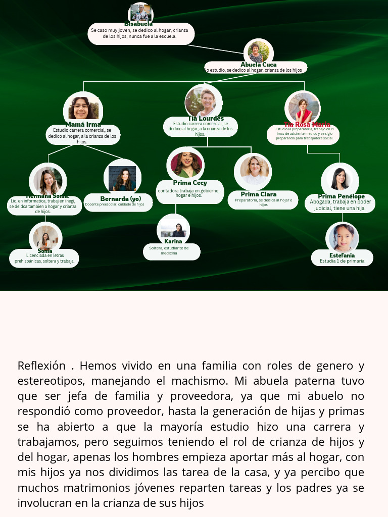 Evolución de Roles de Género en la Familia | PDF