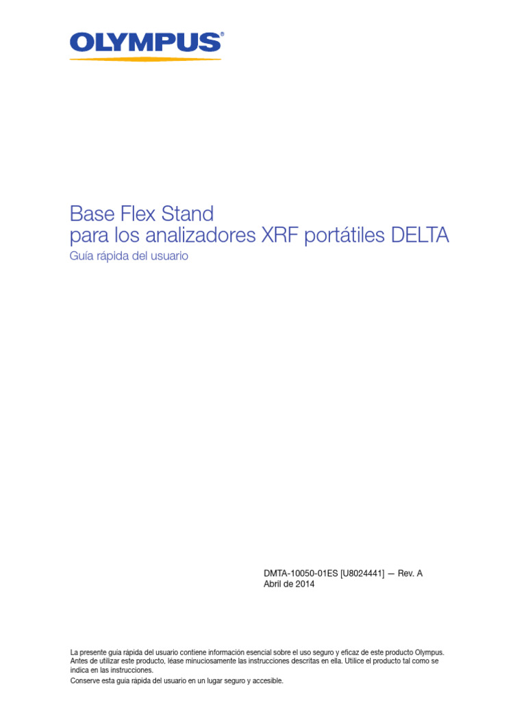 DMTA-10050-01ES Rev A - Flex Stand For DELTA - Quick Start Guide | PDF ...