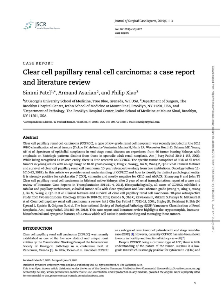 5 Clear Cell Papillary Renal Cell Carcinoma... | PDF