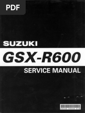 Suzuki GSXR 600 Service Manuals | PDF