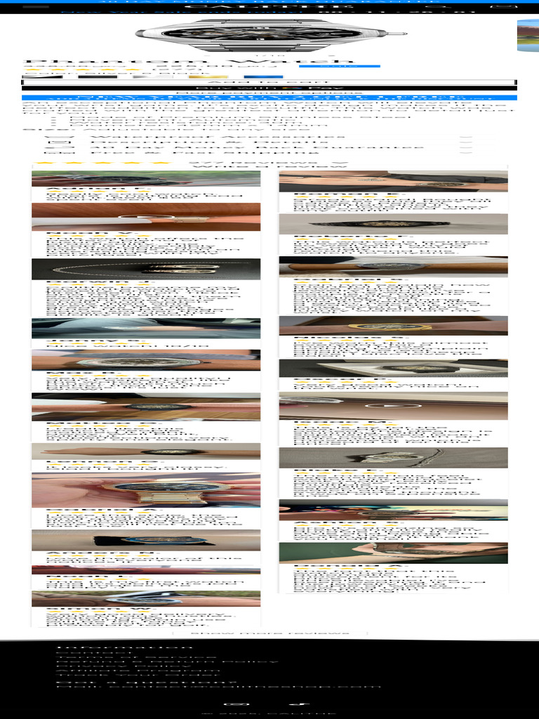 Calithe Phantom Watch Review | PDF