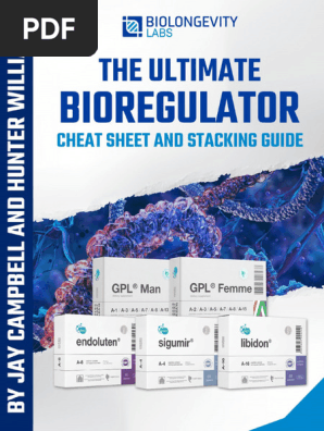 Bioregulator Peptides for Optimal Health | PDF | Skeletal Muscle |  Circulatory System