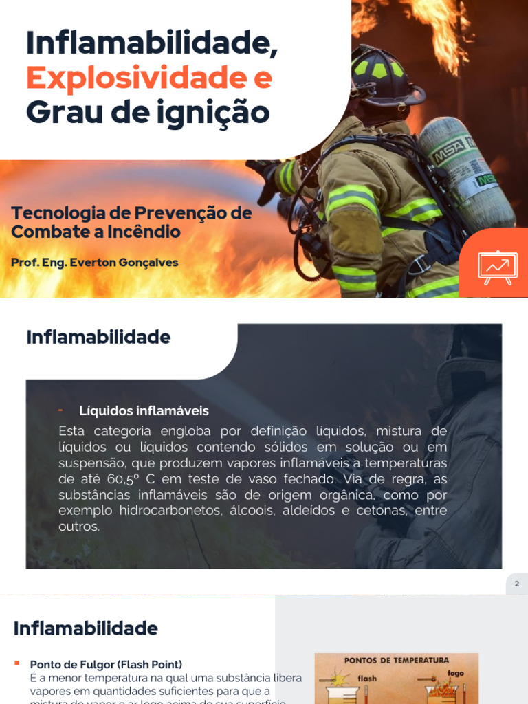 Limites de Inflamabilidade e Explosividade | PDF | Química | Gases
